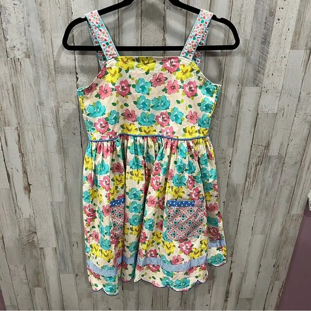 Wildflowers Floral Dress Girls Multicolor Sleeveless S20D170 READ